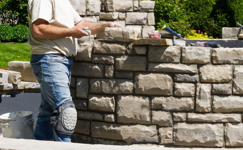 Our team working on Masonry Service projects in Lansing, MI