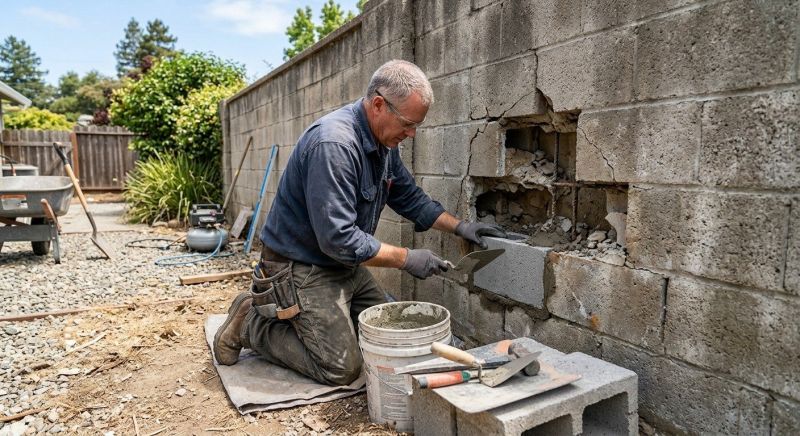 Block Masonry Repair in Lansing, MI