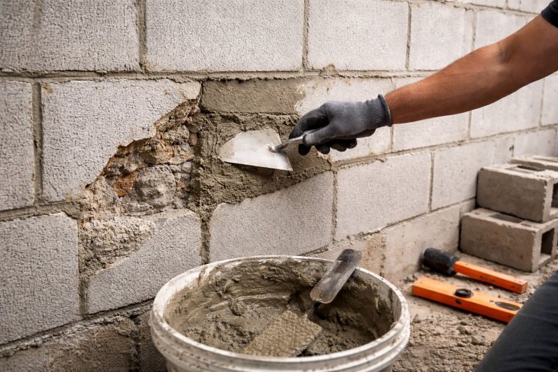 Block Wall Repair in Grand Ledge, MI