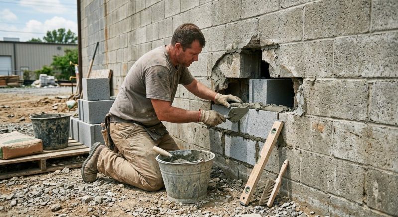 Block Work Repair in Lansing, MI