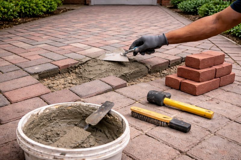 Brick Flatwork Repair in Fowler, MI