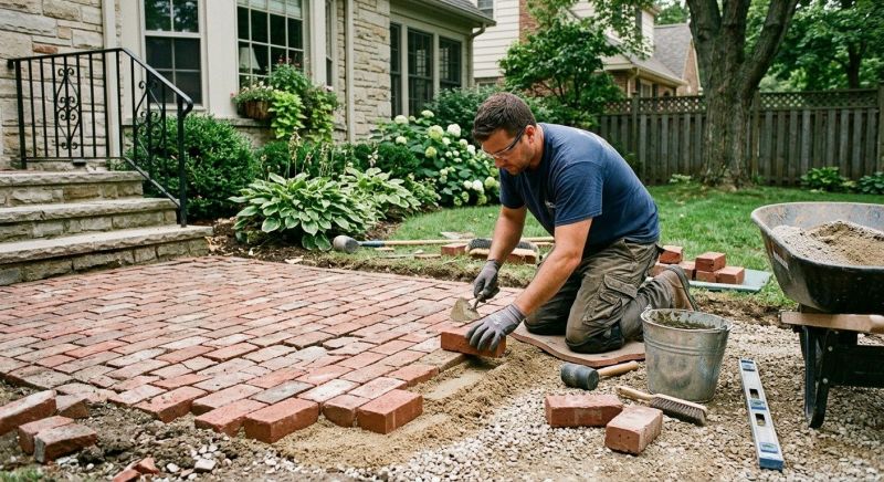 Brick Hardscape Repair in Lansing, MI