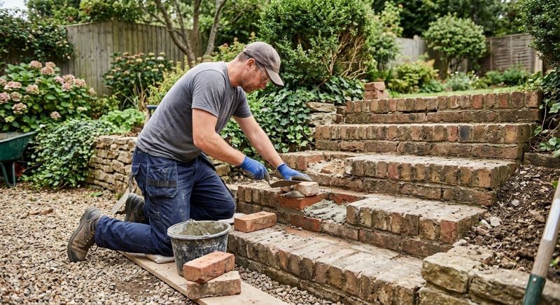 Brick Stairs Repair in Eaton Rapids, MI