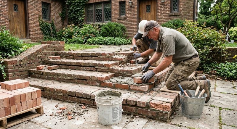 Brick Stairs Repair in Laingsburg, MI