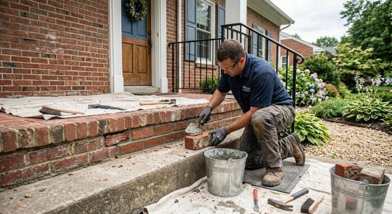 Brick Stairs Repair in Lansing, MI