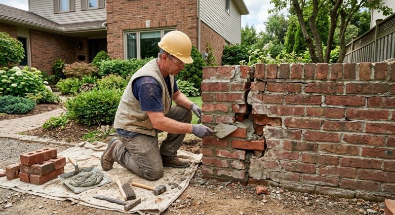 Brick Wall Repair in Dewitt, MI