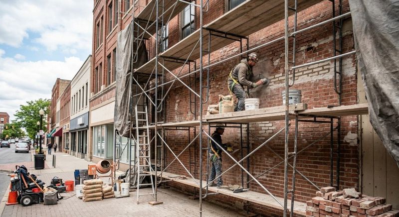 Commercial Masonry Repair in Charlotte, MI