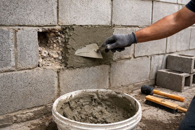 Concrete Block Repair in Holt, MI