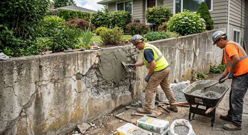 Retaining Wall Repair in Fowler, MI