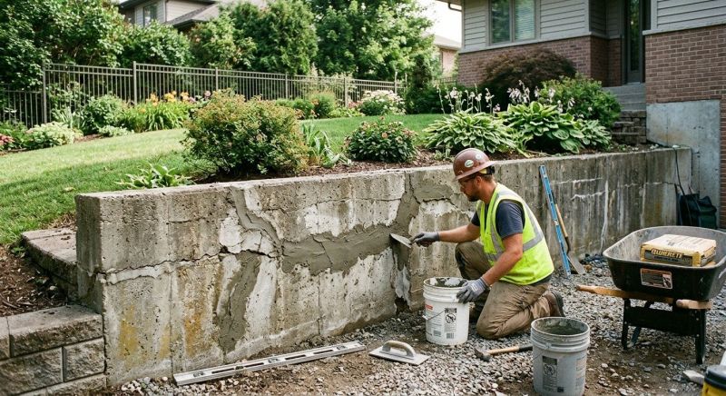 Retaining Wall Repair in Laingsburg, MI