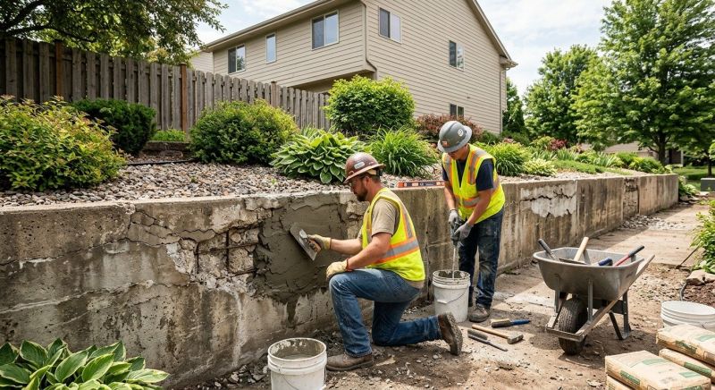 Retaining Wall Repair in Lansing, MI