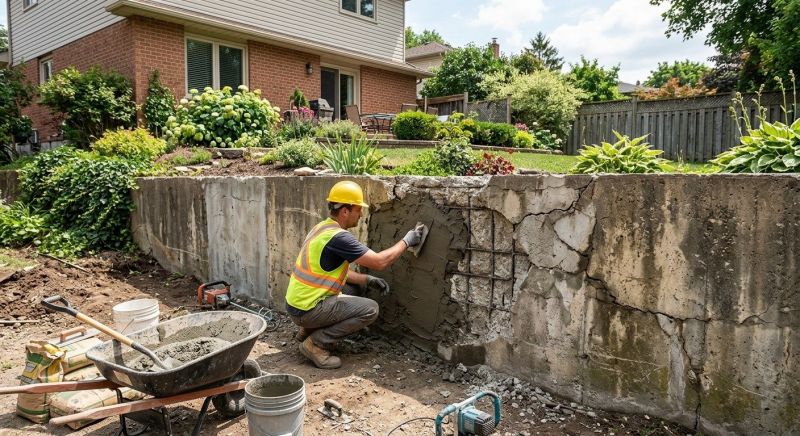 Retaining Wall Repair in Okemos, MI
