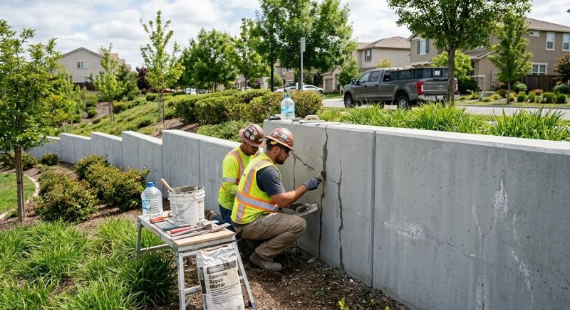 Retaining Wall Repair in Vermontville, MI