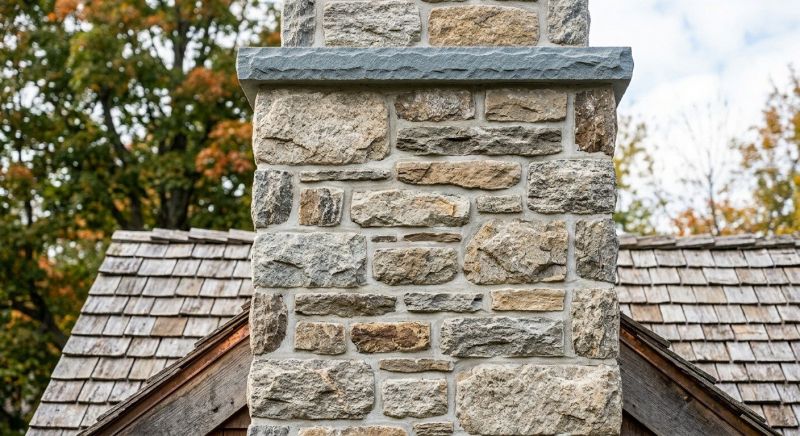 Stone Chimney Installation in East Lansing, MI