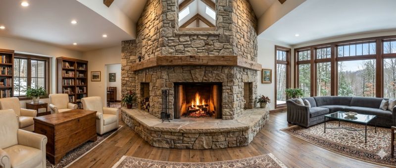 Stone Chimney Installation in Grand Ledge, MI
