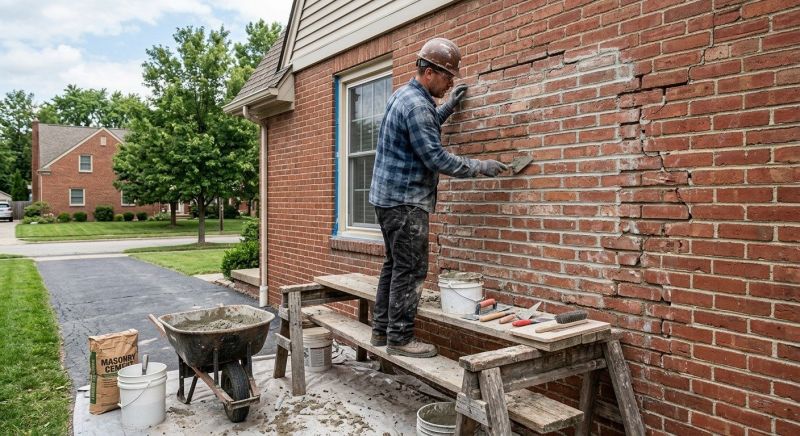 Stone Masonry Repair in Haslett, MI
