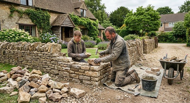 Stone Wall Repair in Holt, MI