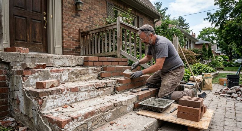 Stonework Repair in East Lansing, MI